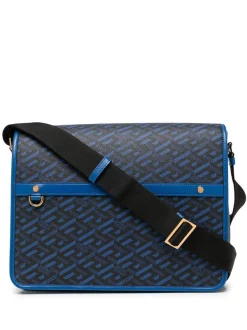 ( Nouvelle Collection ) Versace Sacoche à Logo Imprimé Homme