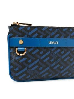 ( Nouvelle Collection ) Versace 5U48V Petite Pochette Greca En Cuir Homme -Pas Cher Versace Boutique 17547358 38356359 600