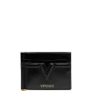 ( Nouvelle Collection ) Versace Portefeuille En Cuir à Logo Embossé 1B00V