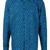 ( Nouvelle Collection ) Versace 5U290 Chemise Boutonnée à Logo Homme