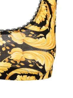 Versace Soutien-gorge En Coton à Imprimé Barocco 5B000 BAROCCO 5 Versace Soutien-gorge En Coton à Imprimé Barocco 5B000 BAROCCO -Pas Cher Versace Boutique 17547650 39456155 600