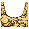 Versace Soutien-gorge En Coton à Imprimé Barocco 5B000 BAROCCO
