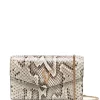 Versace Pochette à Effet Peau De Python Femme