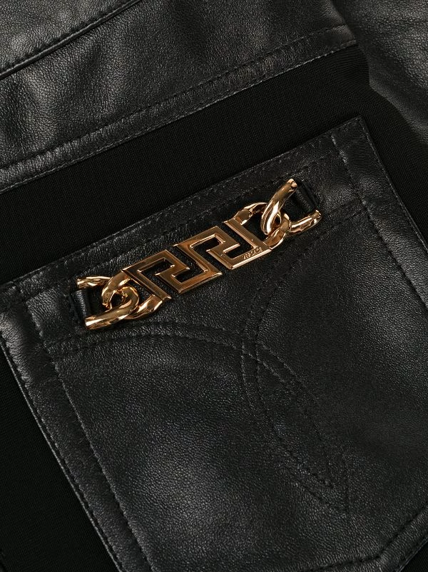 ( Nouvelle Collection ) Versace Jean Skinny à Empiècements Contrastants 1B000 6 ( Nouvelle Collection ) Versace Jean Skinny à Empiècements Contrastants 1B000 – Image 6
