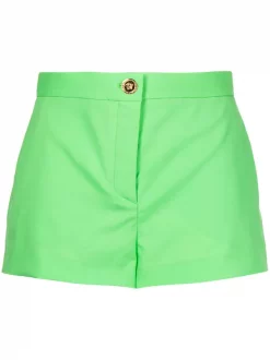 ( Nouvelle Collection ) Versace 1G670 Short En Laine à Taille Haute Femme