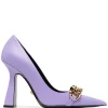( Nouvelle Collection ) Versace 1L72V Escarpins à Détail De Chaîne 105 Mm Femme