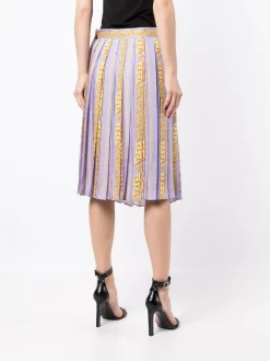 ( Nouvelle Collection ) Versace Jupe Mi-longue Plissée 5L170 -Pas Cher Versace Boutique 17547797 38129768 600