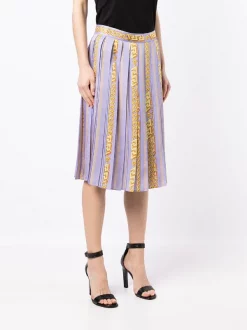 ( Nouvelle Collection ) Versace Jupe Mi-longue Plissée 5L170 -Pas Cher Versace Boutique 17547797 38129770 600