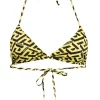 ( Nouvelle Collection ) Versace Haut De Bikini à Motif Monogrammé Femme