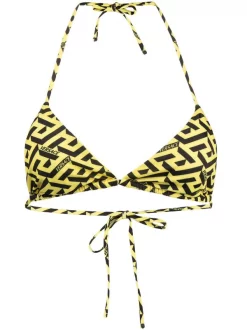 ( Nouvelle Collection ) Versace Haut De Bikini à Motif Monogrammé Femme