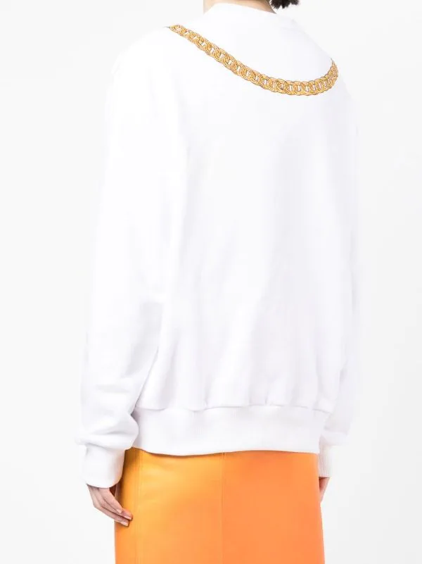 ( Nouvelle Collection ) Versace Sweat à Imprimé Medusa Chain Femme 4 ( Nouvelle Collection ) Versace Sweat à Imprimé Medusa Chain Femme – Image 4