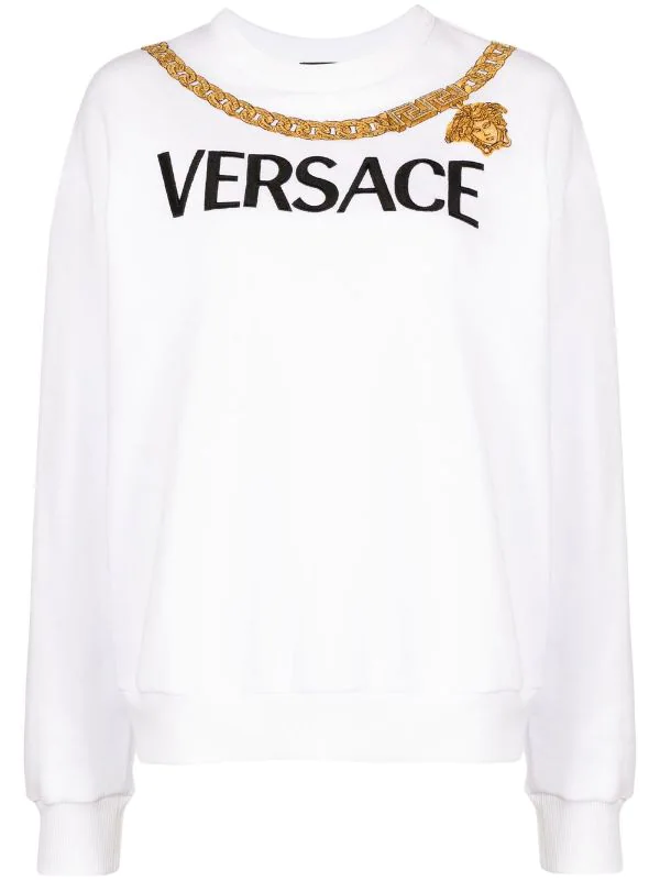 ( Nouvelle Collection ) Versace Sweat à Imprimé Medusa Chain Femme 1 ( Nouvelle Collection ) Versace Sweat à Imprimé Medusa Chain Femme