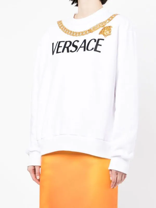 ( Nouvelle Collection ) Versace Sweat à Imprimé Medusa Chain Femme 3 ( Nouvelle Collection ) Versace Sweat à Imprimé Medusa Chain Femme – Image 3