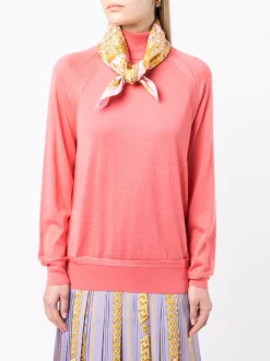 Versace Foulard En Soie à Imprimé Barocco 5P220 -Pas Cher Versace Boutique 17547906 38106554 600