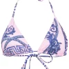 ( Nouvelle Collection ) Versace Haut De Bikini à Imprimé Medusa Head 5P120