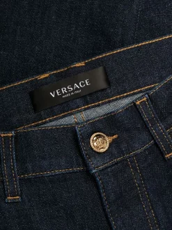 Versace 1D100 Jean Droit à Taille Haute Homme -Pas Cher Versace Boutique 17548147 37355252 600
