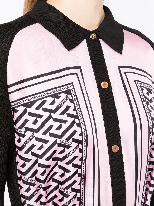 ( Nouvelle Collection ) Versace Robe En Maille à Motif Greca Femme 5 ( Nouvelle Collection ) Versace Robe En Maille à Motif Greca Femme – Image 5