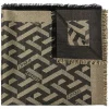 Versace écharpe Frangée à Motif Monogrammé 2B150