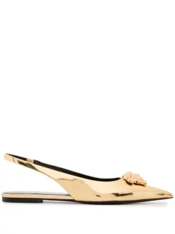 ( Nouvelle Collection ) Versace 1X00V Ballerines Medusa Head 10 Mm à Bride Arrière Femme