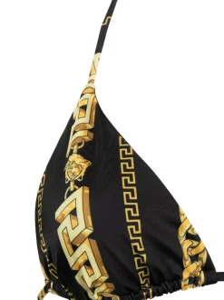 ( Nouvelle Collection ) Versace 5B000 Haut De Bikini à Imprimé Graphique Femme -Pas Cher Versace Boutique 17548428 37398400 600