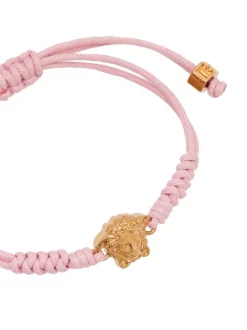( Nouvelle Collection ) Versace 1PB9V PINK Bracelet En Corde à Breloque Medusa Femme -Pas Cher Versace Boutique 17622981 37969029 600