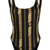 ( Nouvelle Collection ) Versace Maillot De Bain Chain Femme