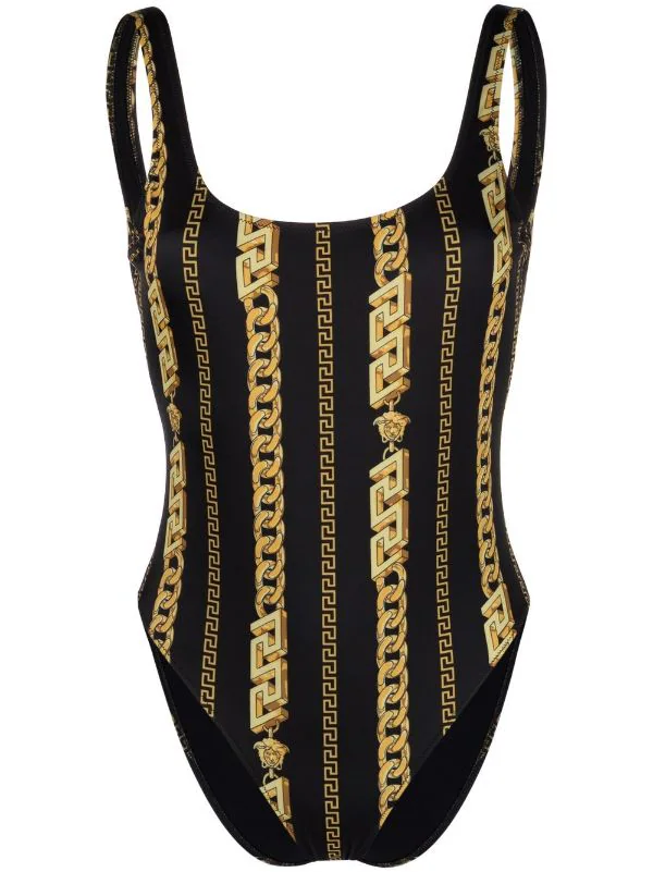( Nouvelle Collection ) Versace Maillot De Bain Chain Femme 1 ( Nouvelle Collection ) Versace Maillot De Bain Chain Femme