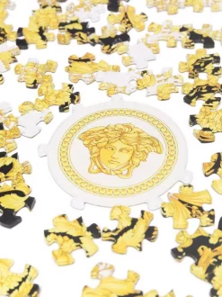 Versace Jeu De Puzzle Barocco Z7051 GLD WHT BLK -Pas Cher Versace Boutique 17654258 36864356 600