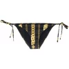 ( Nouvelle Collection ) Versace 5B000 BLACK GOLD Bas De Bikini Greca à Imprimé Chaîne Femme