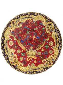 Versace Plateau à Gâteaux Barocco Holiday MULTI