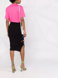 ( Nouvelle Collection ) Versace T-shirt à Slogan Imprimé 2P880 PINK 9 ( Nouvelle Collection ) Versace T-shirt à Slogan Imprimé 2P880 PINK -Pas Cher Versace Boutique 17678831 38229089 600