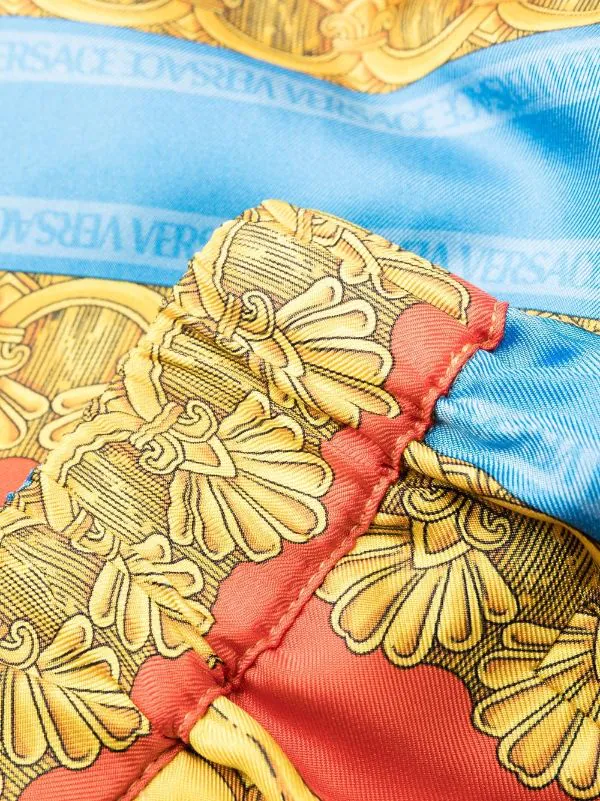 ( Nouvelle Collection ) Versace 5L290 DARK ORCHID+SUN Pantalon Ample à Imprimé Medusa Renaissance Femme 6 ( Nouvelle Collection ) Versace 5L290 DARK ORCHID+SUN Pantalon Ample à Imprimé Medusa Renaissance Femme – Image 6