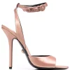 ( Nouvelle Collection ) Versace 1PF20 MAUVELOUS-MAUVELOUS Sandales Safety-Pin 130 Mm Femme