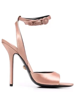 ( Nouvelle Collection ) Versace 1PF20 MAUVELOUS-MAUVELOUS Sandales Safety-Pin 130 Mm Femme