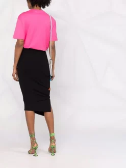 ( Nouvelle Collection ) Versace Jupe Cintrée Asymétrique à Détail D'épingle Femme -Pas Cher Versace Boutique 17678838 38228271 600