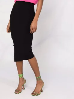 ( Nouvelle Collection ) Versace Jupe Cintrée Asymétrique à Détail D'épingle Femme -Pas Cher Versace Boutique 17678838 38228281 600