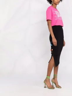 ( Nouvelle Collection ) Versace Jupe Cintrée Asymétrique à Détail D'épingle Femme -Pas Cher Versace Boutique 17678838 38229474 600