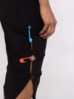 ( Nouvelle Collection ) Versace Jupe Cintrée Asymétrique à Détail D'épingle Femme -Pas Cher Versace Boutique 17678838 38229477 600