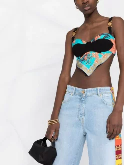 ( Nouvelle Collection ) Versace 5V250 CORNFLOWER + PRINT Brassière à Détail De Foulard Femme 10 ( Nouvelle Collection ) Versace 5V250 CORNFLOWER + PRINT Brassière à Détail De Foulard Femme -Pas Cher Versace Boutique 17678845 39283977 600