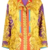 ( Nouvelle Collection ) Versace Chemise à Imprimé Medusa Renaissance Femme
