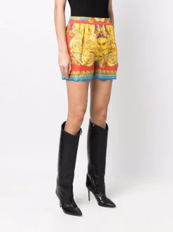 ( Nouvelle Collection ) Versace Short à Imprimé Baroque 5L290 DARK ORCHID SUN 7 ( Nouvelle Collection ) Versace Short à Imprimé Baroque 5L290 DARK ORCHID SUN -Pas Cher Versace Boutique 17678853 38404583 600