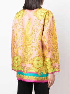 Versace Chemise à Imprimé Medusa Renaissance Femme -Pas Cher Versace Boutique 17678859 38806999 600