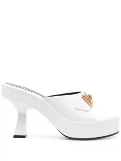Versace Mules Medusa Biggie 1W00V BIANCO OTTICO-ORO VERSACE