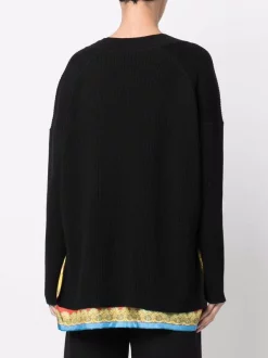 ( Nouvelle Collection ) Versace Pull Barocco à Design Superposé 1B000 BLACK 8 ( Nouvelle Collection ) Versace Pull Barocco à Design Superposé 1B000 BLACK -Pas Cher Versace Boutique 17678872 38907709 600