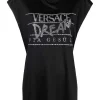 ( Nouvelle Collection ) Versace T-shirt à Logo Imprimé Femme