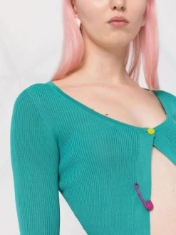 ( Nouvelle Collection ) Versace Cardigan Safety Pin à Boutonnière Femme -Pas Cher Versace Boutique 17678881 c6e9f2e0 899a 4f00 9fdb f4b3e9c5be6d 600