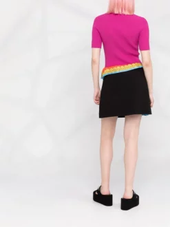 ( Nouvelle Collection ) Versace 1B000 BLACK Minijupe à Détail D'épingle Femme -Pas Cher Versace Boutique 17678884 819c565b 4376 4aed 9197 c90fe92b95d0 600