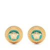 Versace Boucles D'oreilles En Laiton à Plaque Medusa Femme