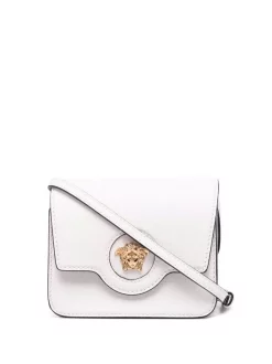 ( Nouvelle Collection ) Versace 1W00V Optical White-Versace Gold Sac à Bandoulière La Medusa Femme