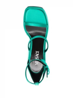 Versace 1V620 TURQUOISE Sandales à Plateforme Femme -Pas Cher Versace Boutique 17678939 39346669 600